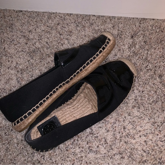 Tory Burch Poppy Logo Espadrille Flats - Picture 7 of 8